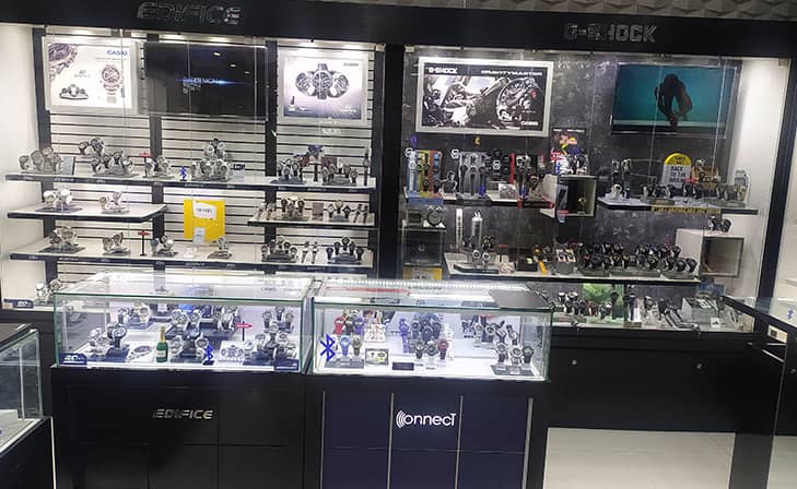 casio showroom in esplanade
