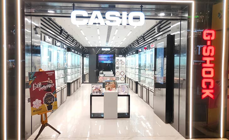casio showroom in esplanade