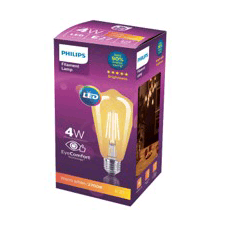 Filament LED 4W ST 64 E27 (Amber)
