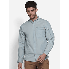 Men's Full Sleeve Shirt - Blue