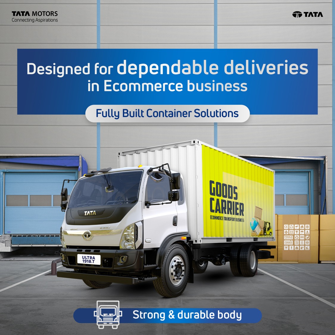Enhance the efficiency of your Ecommerce transport business with strong and durable Fully Built Container Solutions from Tat...
