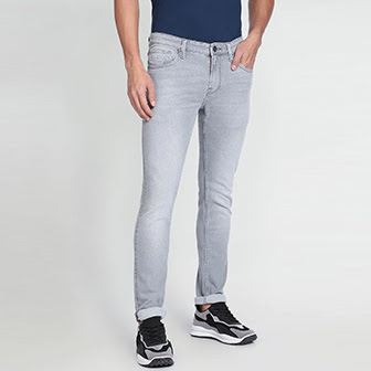 Skinny Fit Stone Wash Jeans