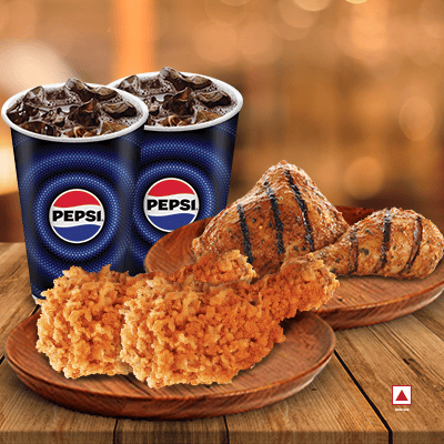 2 Arabic Chicken+ Fried Chicken+ Pepsi