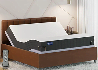 Elev8 Smart Recliner Bed with Denver Leather