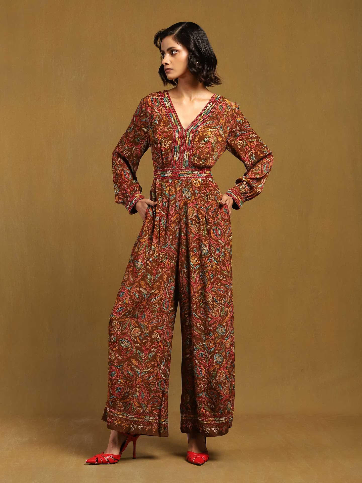 Brown Sophie Jumpsuit