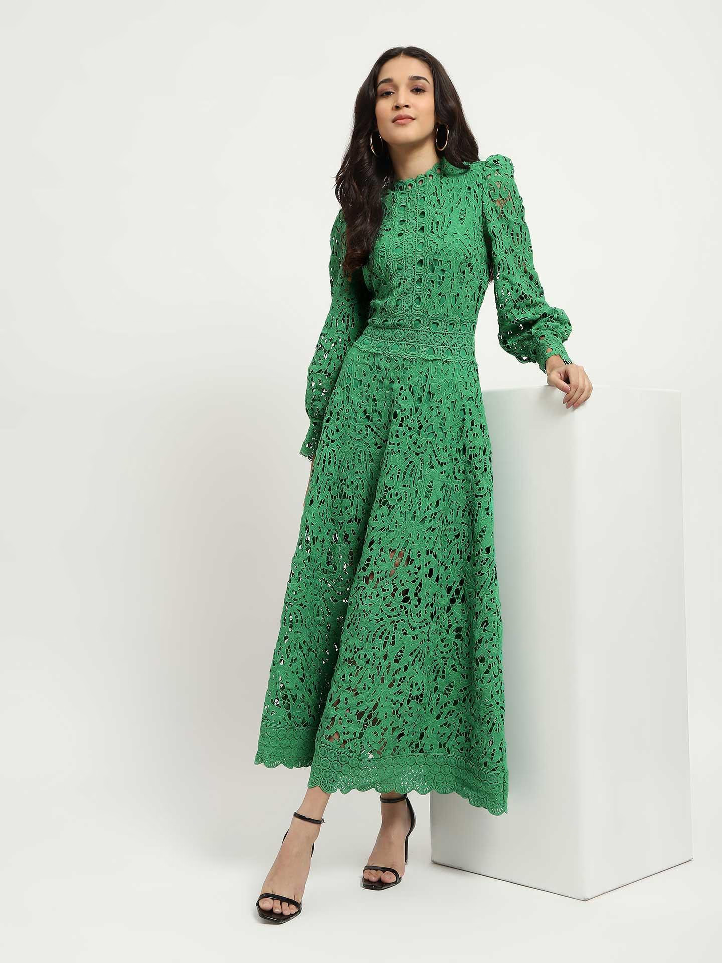 Green Aaron Maxi Dress