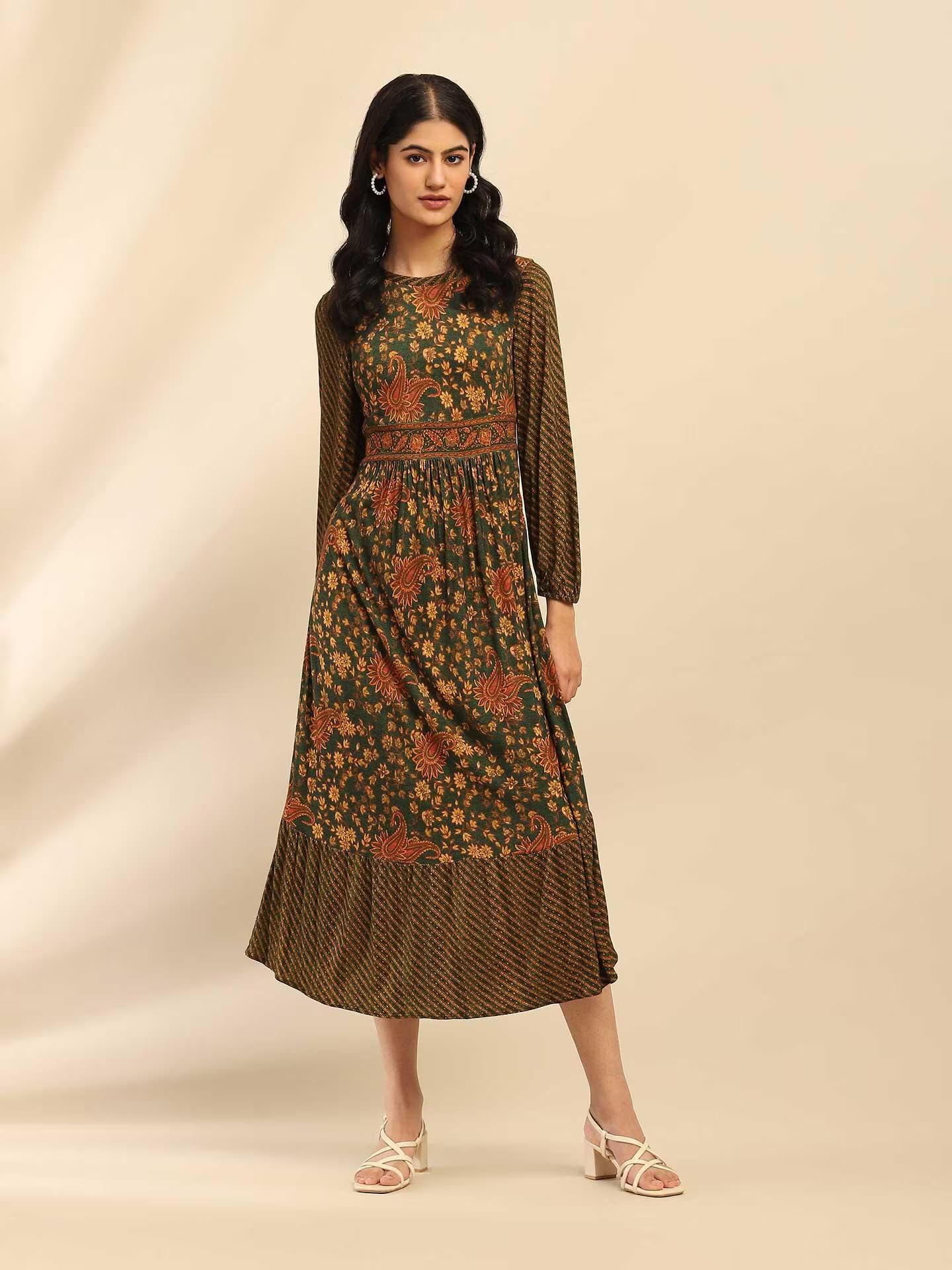 Green Meadow Long Dress