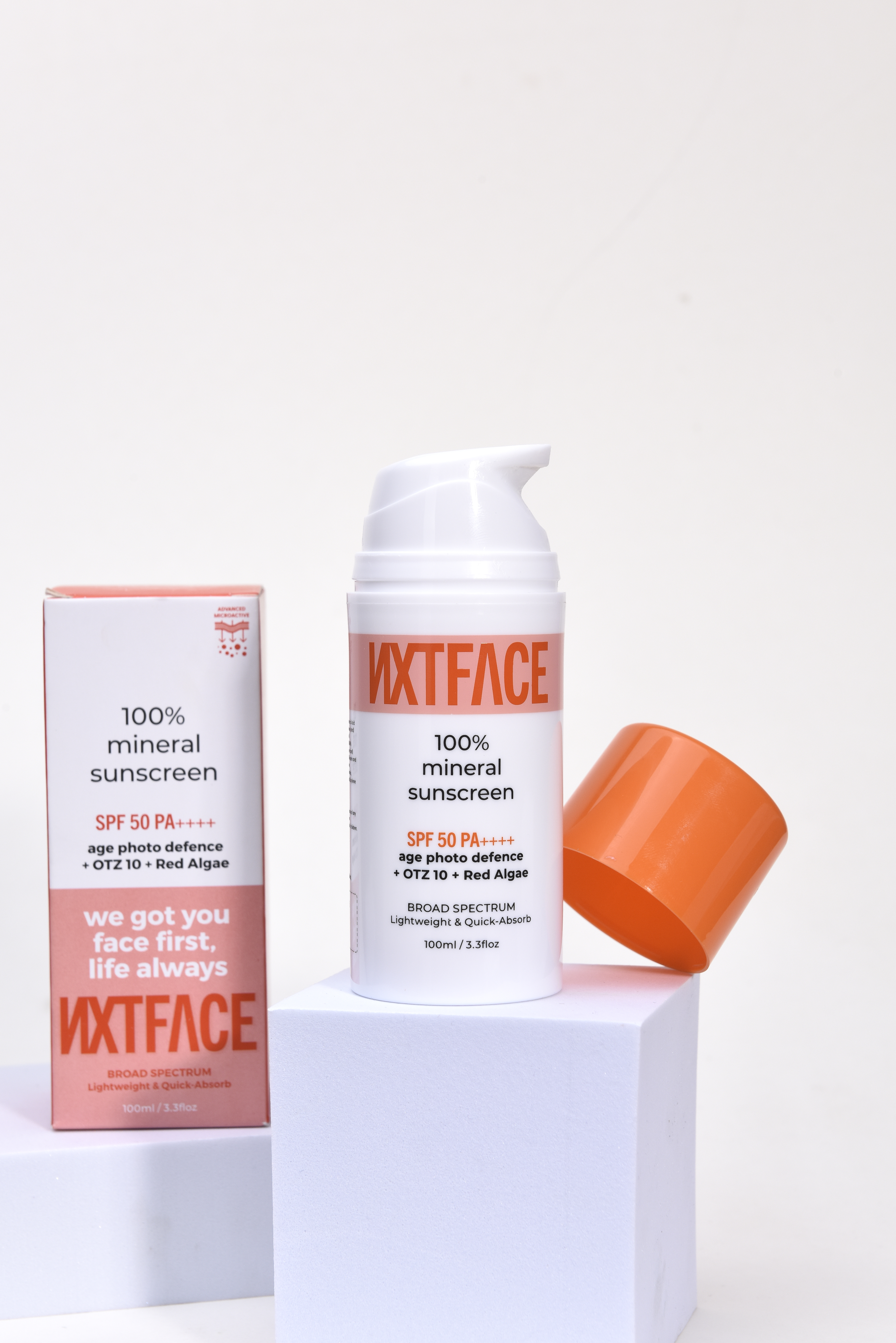 NXTFACE PERFECT MINERAL SUNSCREEN SPF 50 PA ++++