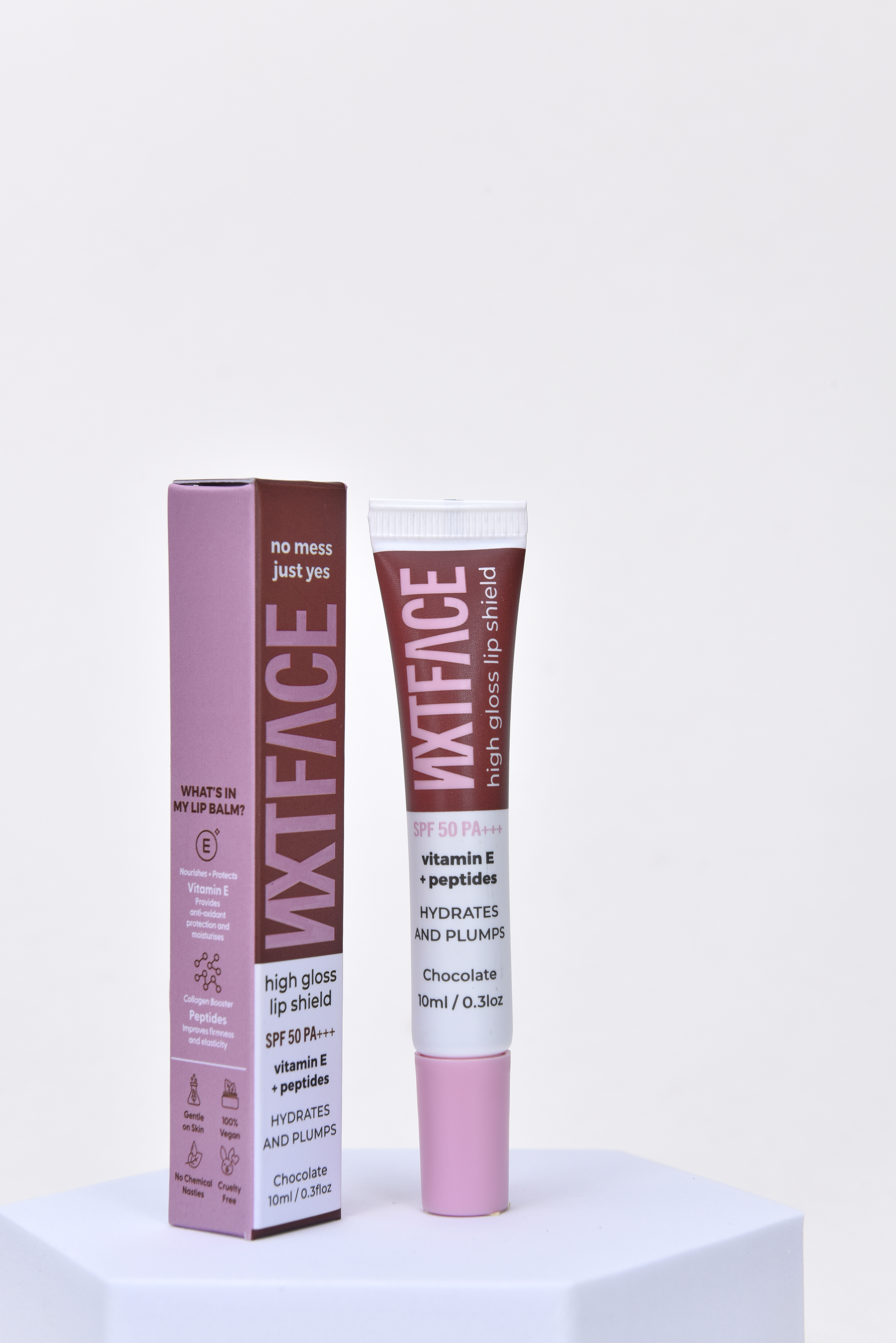 NXT FACE Gelicious High Gloss Repairing Lip Balm - Chocolate