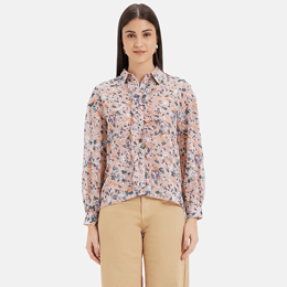 Frill Detailed Embroidered Shirt