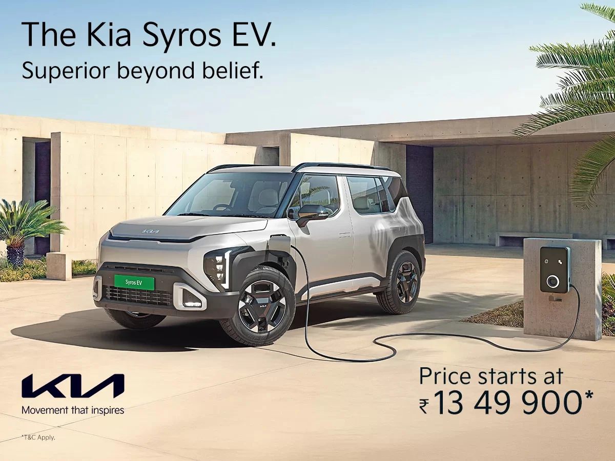 Meet the Kia Syros EV, an all in one electric SUV built to take you further