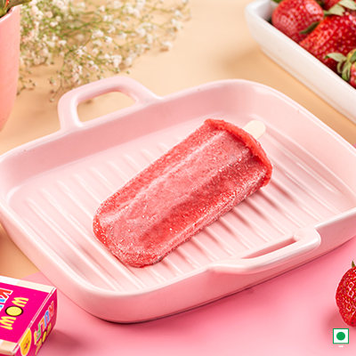 Popsicle Strawberry Sorbet