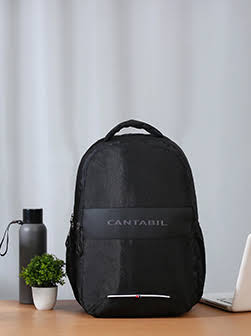 Unisex Black Solid Laptop Bag