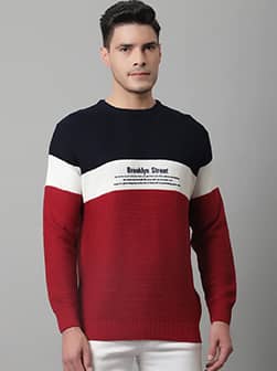 Mens Red Sweater