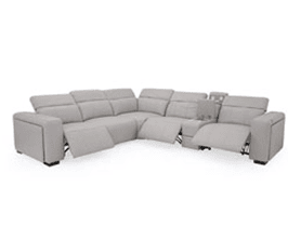 Rome Italian Signature Dual Power Motion Corner Recliner