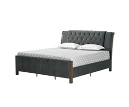 Royaloak Hector American Fabric Queen Size Bed