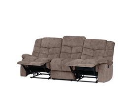Royaloak Latina Italian Fabric Recliner Three Seater
