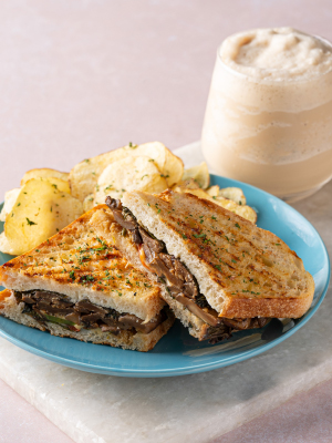 Spicy Mushroom Sourdough Sandwich