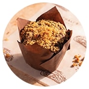 Banana And Walnut Crumble Muffin