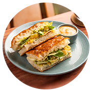 Guacamole & Feta Focaccia Sando