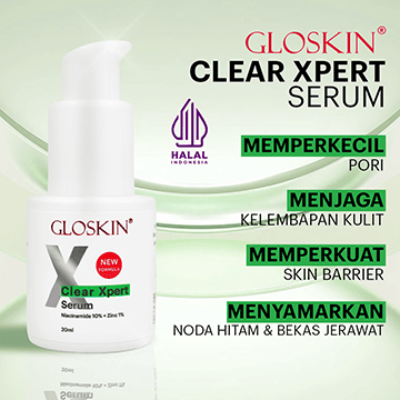 Gloskin Clear Xpert Serum Niacinamide + Zinc