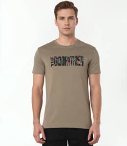 Slim Straight Fit Mid Rise Green Cargo Trousers