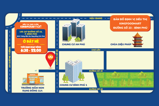 Kingfoodmart - Phường Bình Phú, Hồ Chí Minh City