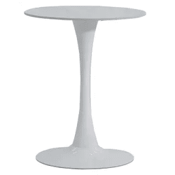 Luna Sintered Top Café Table — White
