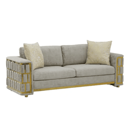 Zurich Italian Fabric Sofa 3S