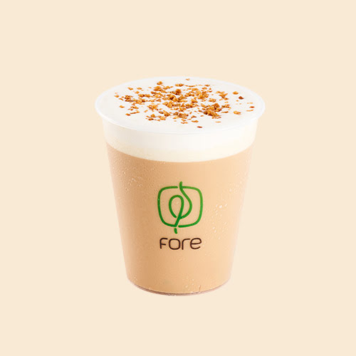 Iced Butterscotch Sea Salt Latte