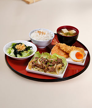 Tempura & Beef Teriyaki Set