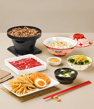 Tempura & Niku Set