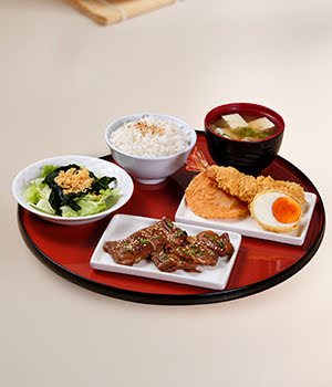 Tempura & Chicken Teriyaki Set