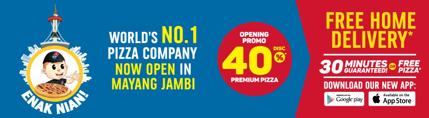 Visit our website: Domino's Pizza - Mayang Mangurai, Jambi
