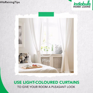 Lend an airy spacious feel to your room by using sheer curtains that allow sunlight to stream in, also keeping the room bright. Lend an airy spacious feel to your room by using sheer curtains that allow sunlight to stream in, also keeping the room br...