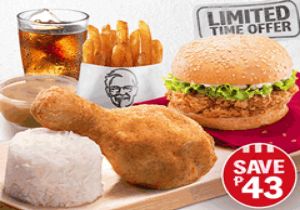 P185 CHICKEN AND ZINGER FILL-UP MEAL