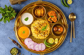 Veg Biryani Thali