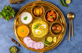 Egg Biryani Thali