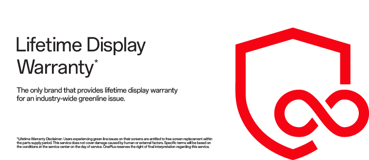 Lifetime Display Warranty