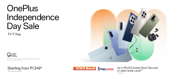 Oneplus Independence Day Sale