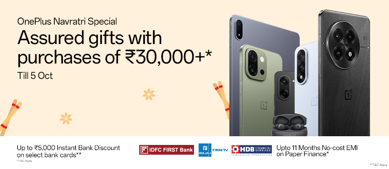 Oneplus Navratri Banner