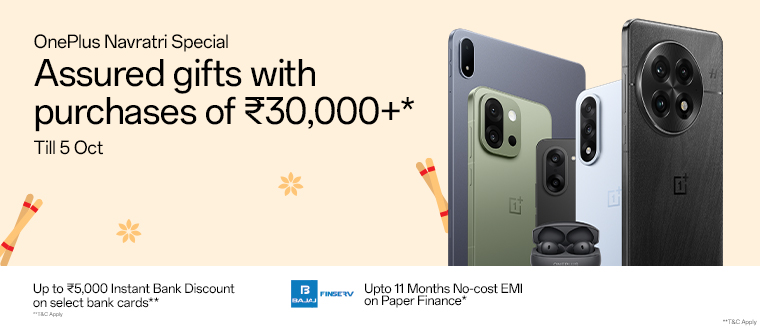 Oneplus Navratri Banner