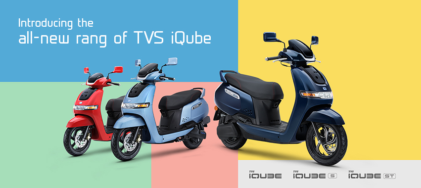Introducing the all-new rang of TVS iQube