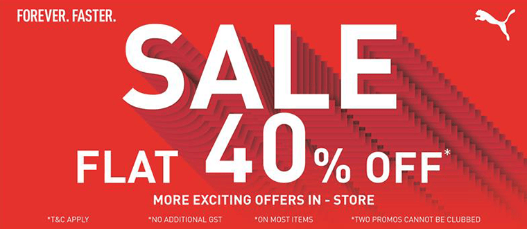 Flat 40% off