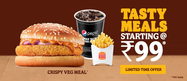 Tasty Meals Starting @₹99