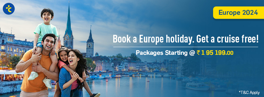 Book A Europe Holiday. Get A Cruise Free!