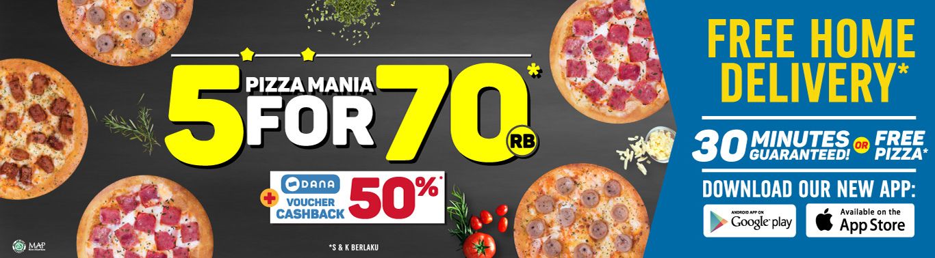 5 Pizza Mania for 70K 5 Pizza Mania for 70K