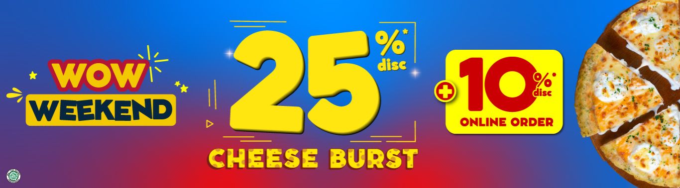 Cheeseburst HEMAT 25% + 10% OFF Cheeseburst HEMAT 25% + 10% OFF