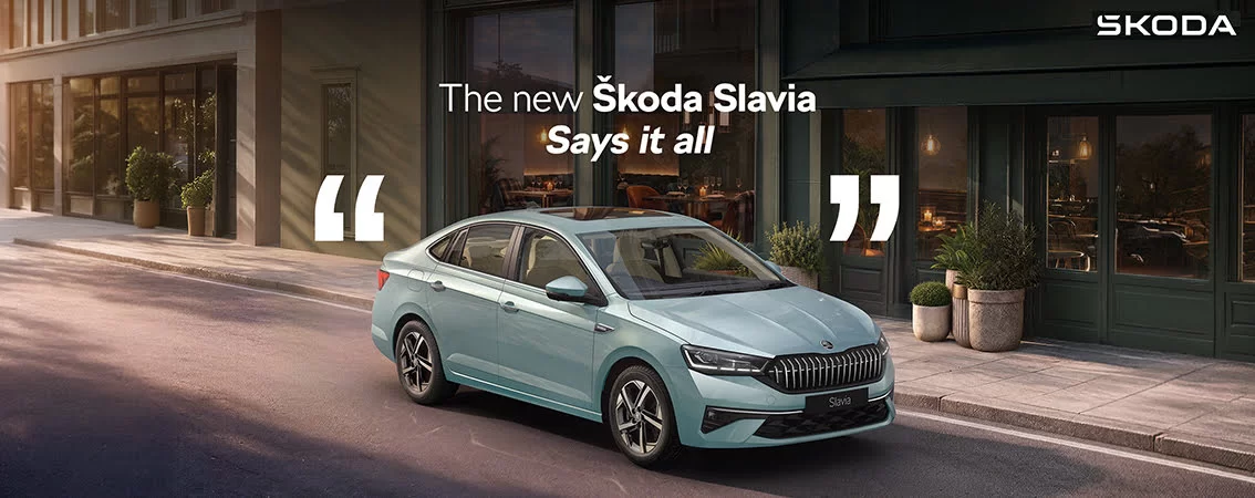 The new Škoda Slavia, Says it all
