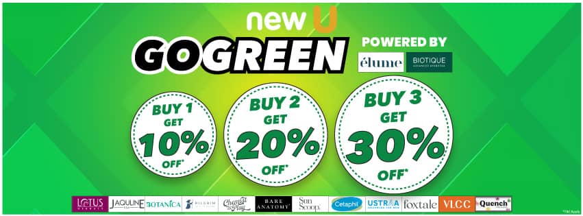 Newu Go Green Sale Upto 50% Off